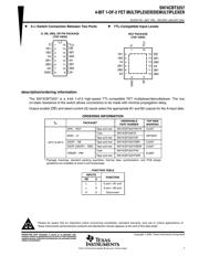 SN74CBT3257PWRG4 datasheet.datasheet_page 1