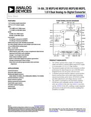 AD7291BCPZ Datenblatt PDF