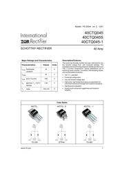 40CTQ045S Datenblatt PDF