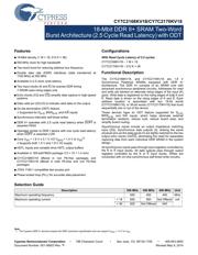 CY7C2170KV18-400BZXC datasheet.datasheet_page 1