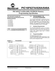PIC16F627A-I/SO Programmierhandbuch