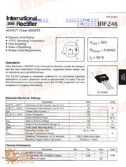 IRFZ46 datasheet.datasheet_page 1