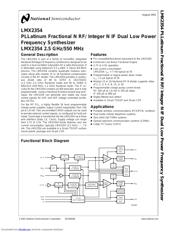 LMX2354SLBX/NOPB datasheet.datasheet_page 1