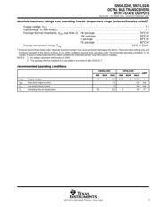 SN74LS164NSRE4 datasheet.datasheet_page 3