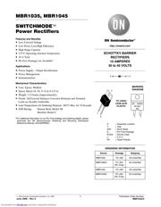MBR1035 Datenblatt PDF