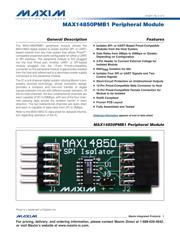 MAX14850PMB1# Datenblatt PDF