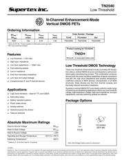 TN2540N3G datasheet.datasheet_page 1