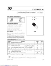 STPS60L30CW_03 数据规格书 1