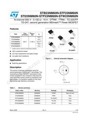 STF23NM60N datasheet.datasheet_page 1