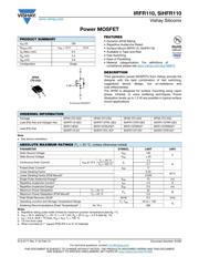 IRFR110 数据手册