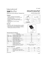 IRG4PC30UPBF datasheet.datasheet_page 1