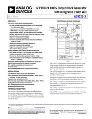 AD9522-3BCPZ 数据手册