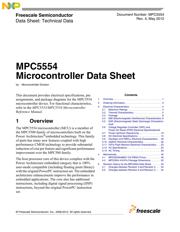 MPC5554MVR132 数据手册