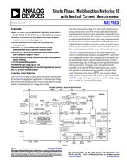 ADE7953ACPZ-RL 数据规格书 1