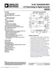 AD9269 datasheet.datasheet_page 1