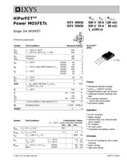 IXFX55N50 数据规格书 1