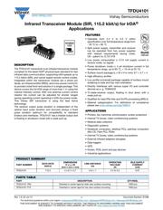 TFDU4101 数据规格书 1