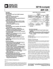 ADSP-2185BSTZ-133 datasheet.datasheet_page 1