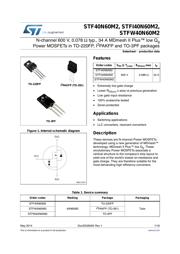 STFW40N60M2 数据规格书 1