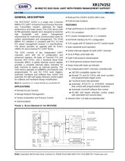 XR17V252IM-F 数据规格书 1