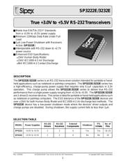 SP3222 datasheet.datasheet_page 1