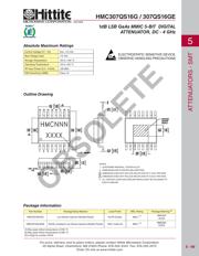 HMC307QS16GETR datasheet.datasheet_page 6