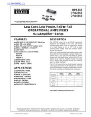 OPA2342EA datasheet.datasheet_page 1