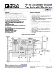 ADM1075-1ACPZ-RL7 数据规格书 1