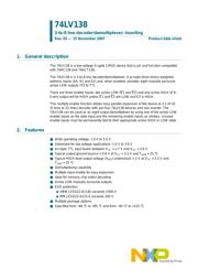 74LV138D,112 datasheet.datasheet_page 1