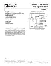 AD9804AJST 数据规格书 1
