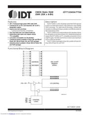 IDT71256SA20YG 数据规格书 1