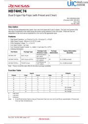 HD74HC74P datasheet.datasheet_page 1