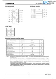 TC74VHC32FT datasheet.datasheet_page 2