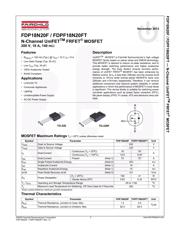 FDPF18N20FT datasheet.datasheet_page 1