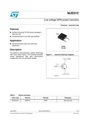 MJD31CT4 datasheet.datasheet_page 1