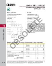 HMC241LP3 数据规格书 1