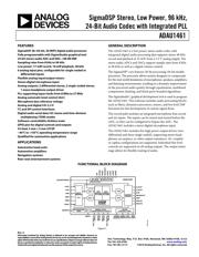 ADAU1461WBCPZ-RL datasheet.datasheet_page 1