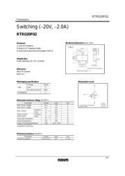 RTR020P02TL datasheet.datasheet_page 1