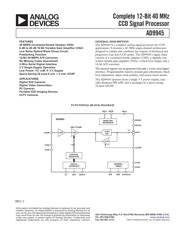 AD9945KCPZ datasheet.datasheet_page 1