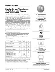 NSS40301MZ4T1G 数据规格书 1