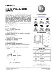 CAT25512LI-G 数据规格书 1