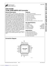 ADC12C080CISQ/NOPB datasheet.datasheet_page 1