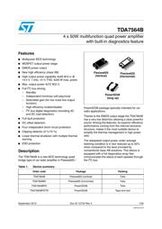 TDA7564BPDTR datasheet.datasheet_page 1