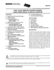 DSD1796DB Datenblatt PDF