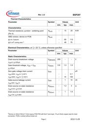 BSP297H6327 datasheet.datasheet_page 2