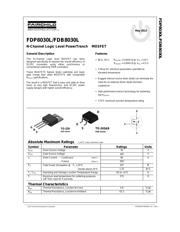 FDP8030L 数据规格书 1