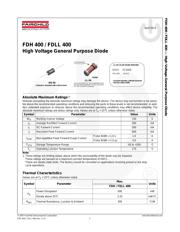 FDH400TR Datenblatt PDF