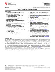 MSP430G2231IPW14R datasheet.datasheet_page 1