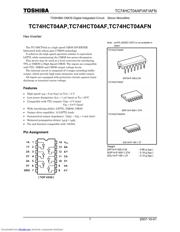 TC74HCT04AF datasheet.datasheet_page 1