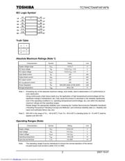 TC74HCT04AF datasheet.datasheet_page 2